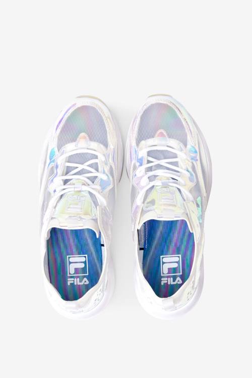 Fila Ray Tracer Naisten Iridescent Tennarit Valkoinen | Fila175UZ