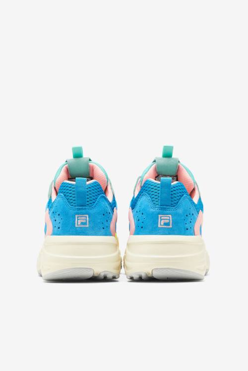 Fila Ray Tracer Naisten Lab Premium Tennarit Keltainen Vaaleanturkoosi Sininen | Fila152FC