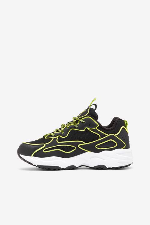 Fila Ray Tracer Naisten Neon Tennarit Mustat Keltainen Valkoinen | Fila238MS
