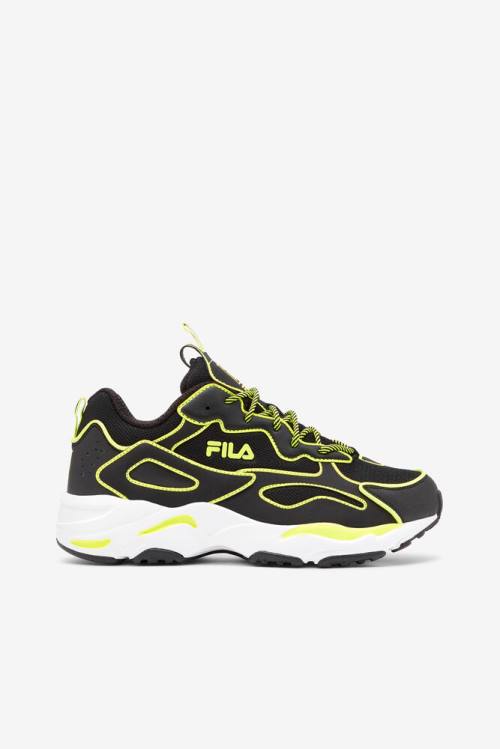 Fila Ray Tracer Naisten Neon Tennarit Mustat Keltainen Valkoinen | Fila238MS