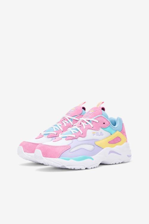 Fila Ray Tracer Naisten Tennarit Valkoinen Sininen | Fila193CQ