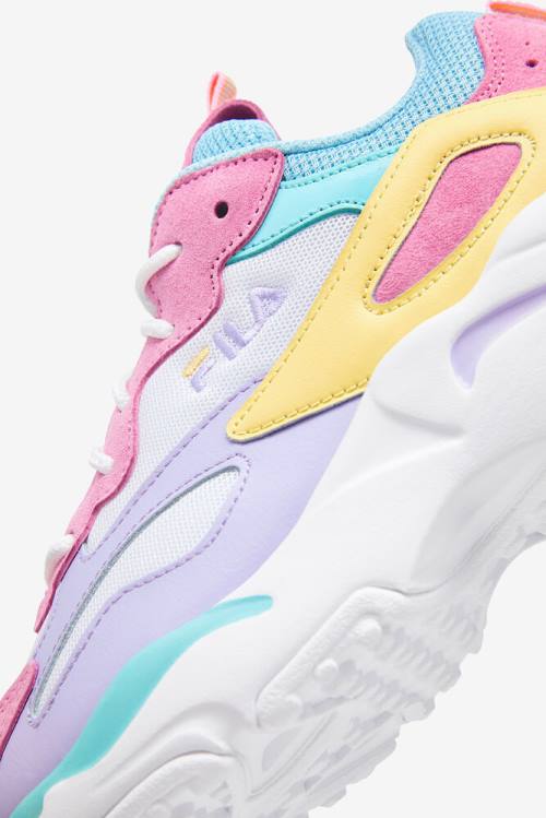 Fila Ray Tracer Naisten Tennarit Valkoinen Sininen | Fila193CQ