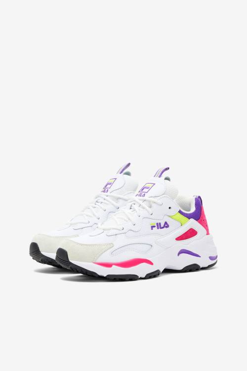 Fila Ray Tracer Naisten Tennarit Valkoinen Violetit | Fila562WT
