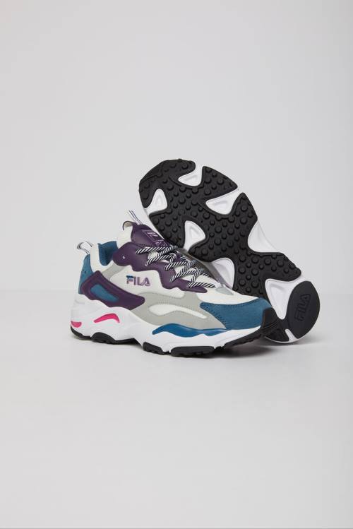 Fila Ray Tracer Naisten Tennarit Valkoinen Violetit | Fila713KJ