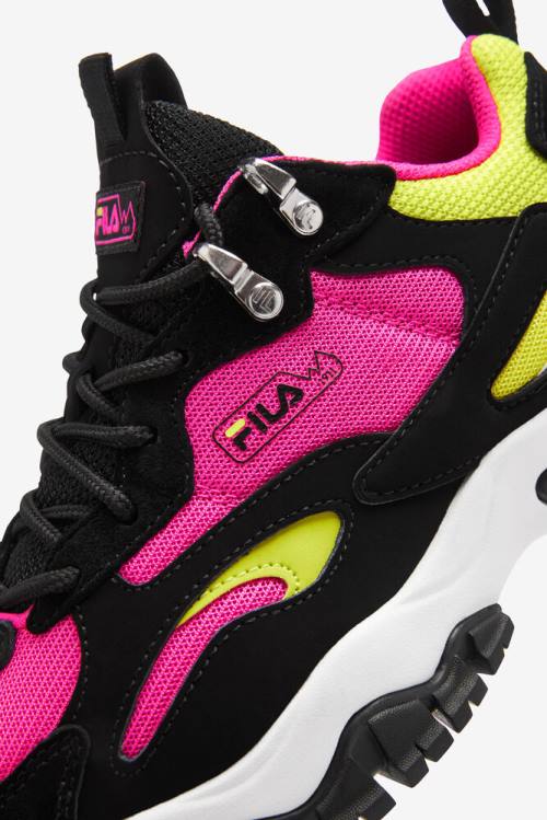 Fila Ray Tracer Naisten Tr 2 Tennarit Mustat Valkoinen Pinkki | Fila173BY