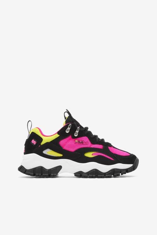Fila Ray Tracer Naisten Tr 2 Tennarit Mustat Valkoinen Pinkki | Fila173BY