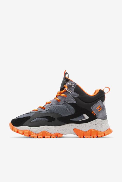 Fila Ray Tracer Tr 2 Mid Miesten Saappaat Mustat Oranssi | Fila168CZ