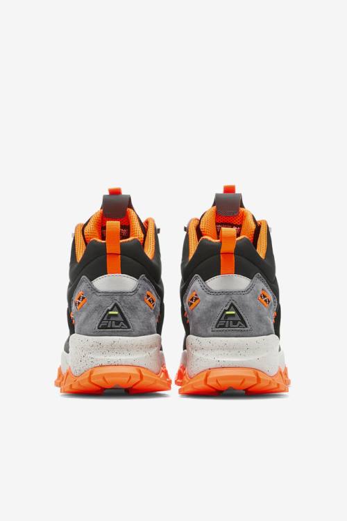 Fila Ray Tracer Tr 2 Mid Miesten Saappaat Mustat Oranssi | Fila168CZ