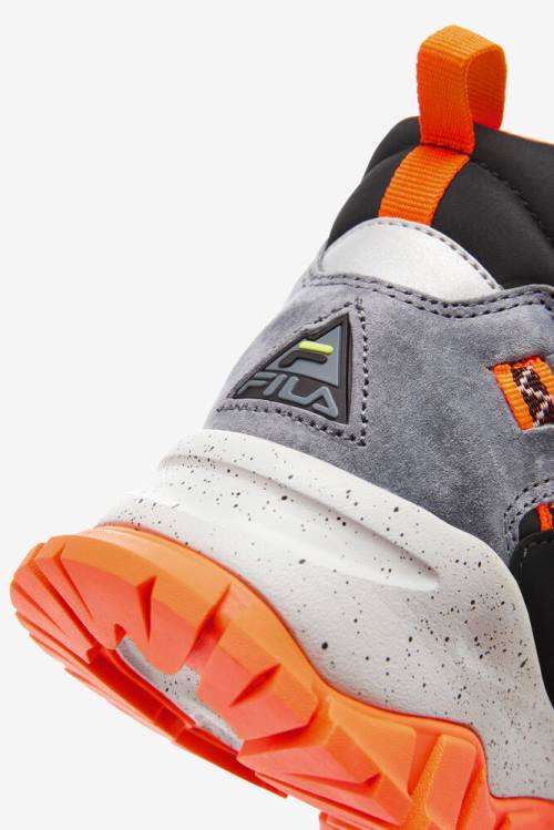Fila Ray Tracer Tr 2 Mid Miesten Saappaat Mustat Oranssi | Fila168CZ