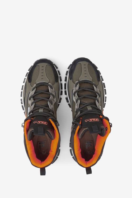Fila Ray Tracer Tr 2 Mid Miesten Saappaat Mustat Oranssi | Fila468JD
