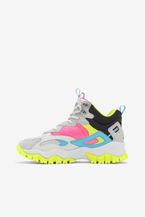Fila Ray Tracer Tr 2 Mid Naisten Saappaat Valkoinen Mustat | Fila691SF