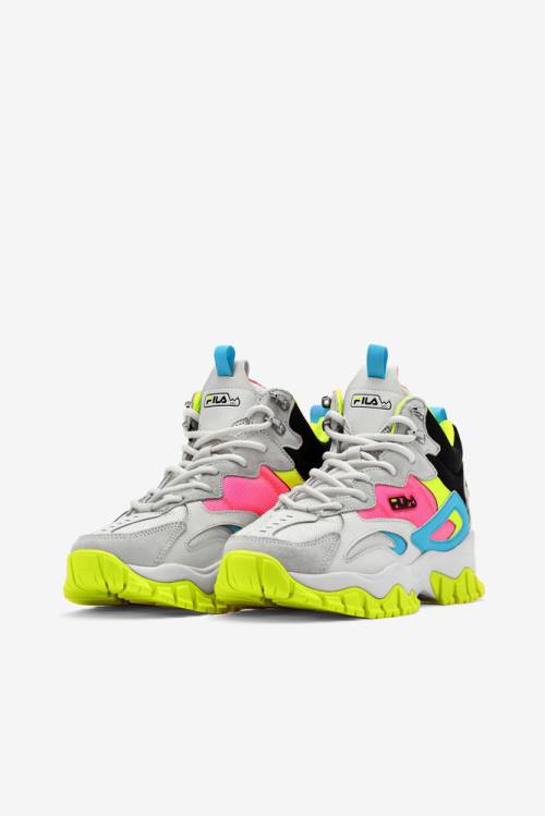 Fila Ray Tracer Tr 2 Mid Naisten Saappaat Valkoinen Mustat | Fila691SF