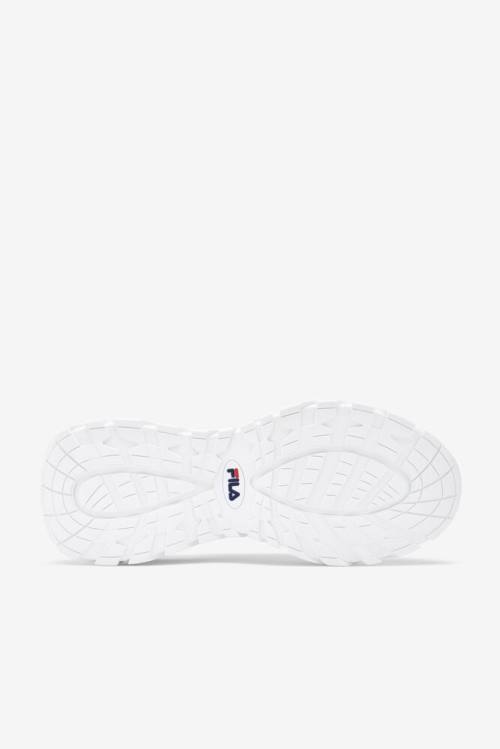 Fila Relectrove Premium Naisten Tennarit Valkoinen Laivastonsininen Punainen | Fila207SJ