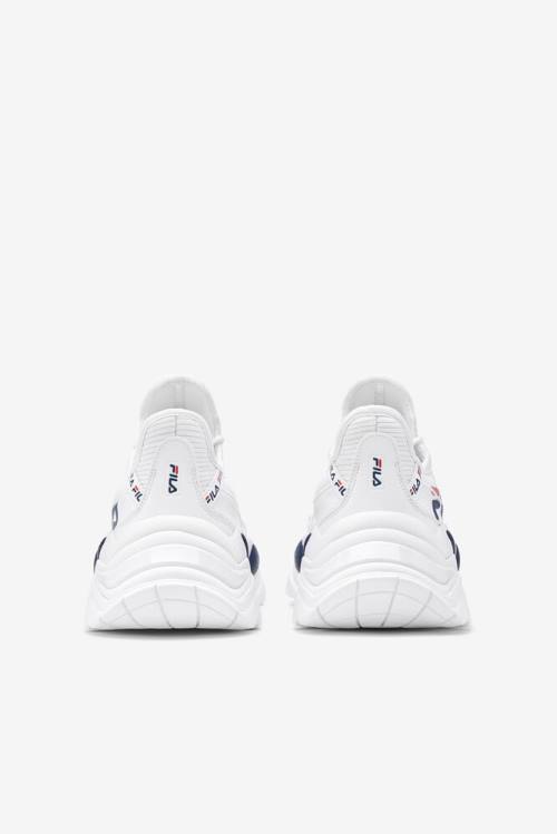 Fila Relectrove Premium Naisten Tennarit Valkoinen Laivastonsininen Punainen | Fila207SJ
