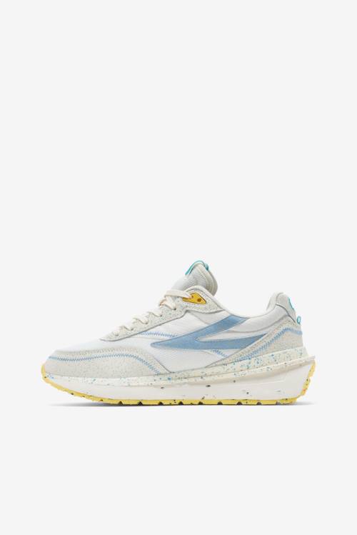 Fila Renno Green Splatter Naisten Tennarit Valkoinen Sininen | Fila978LW