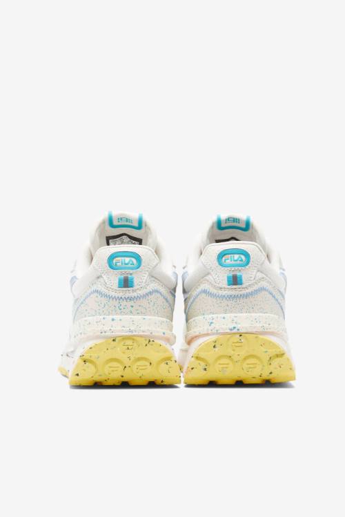 Fila Renno Green Splatter Naisten Tennarit Valkoinen Sininen | Fila978LW