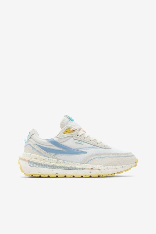 Fila Renno Green Splatter Naisten Tennarit Valkoinen Sininen | Fila978LW