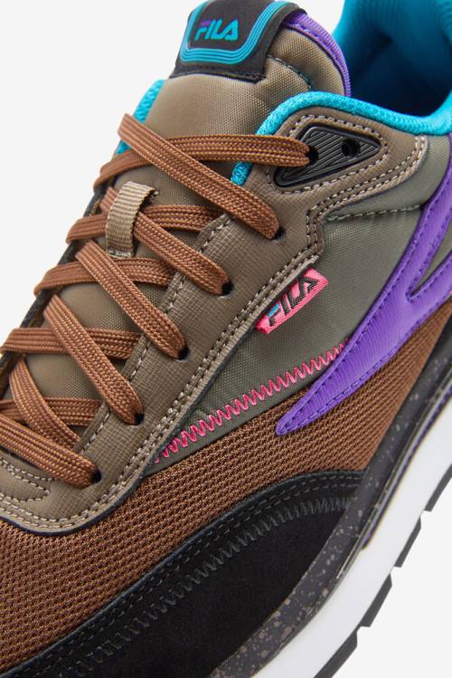 Fila Renno Miesten Tennarit Mustat Violetit | Fila135PA