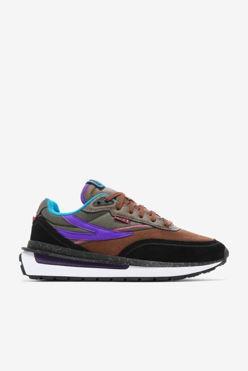 Fila Renno Miesten Tennarit Mustat Violetit | Fila135PA