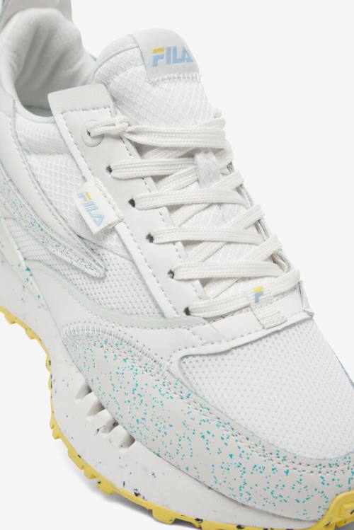 Fila Renno N-generation Green Splatter Naisten Tennarit Valkoinen Sininen | Fila342HW