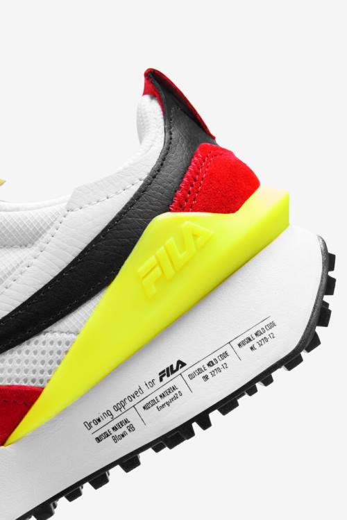 Fila Renno N-generation Naisten Tennarit Valkoinen Pinkki Keltainen | Fila321NA