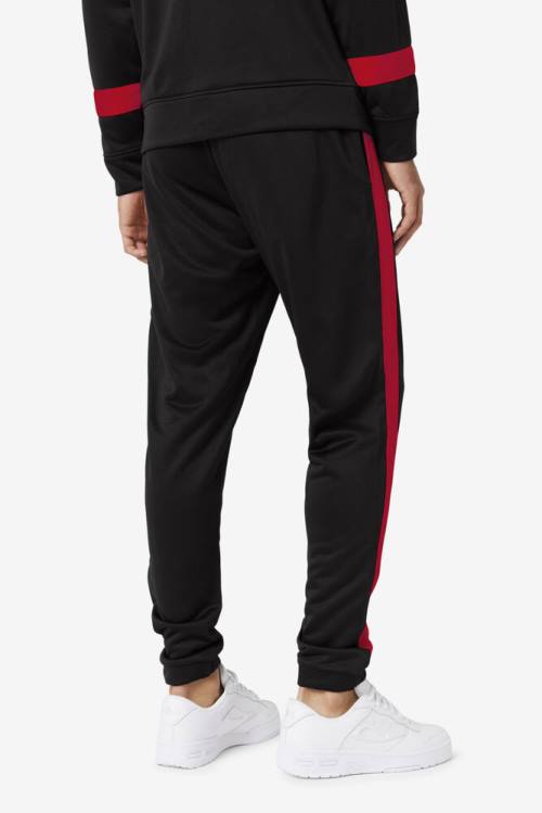 Fila Renzo Miesten Housut Mustat Punainen | Fila375DF