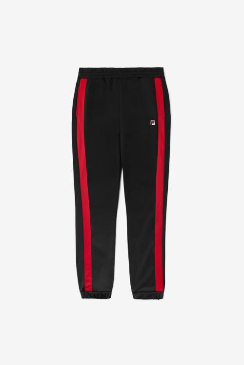 Fila Renzo Miesten Housut Mustat Punainen | Fila375DF
