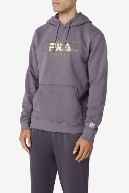 Fila Rondot Miesten Huppari Valkoinen Oliivinvihreä | Fila618LZ