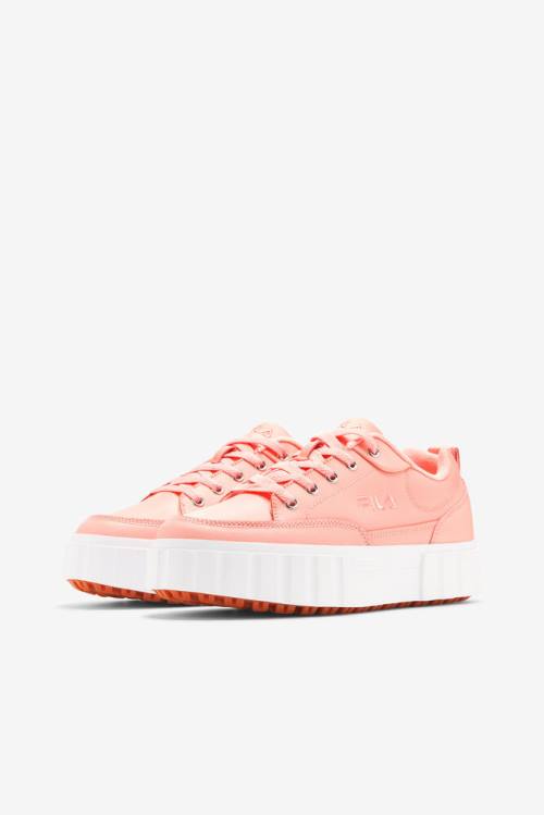 Fila Sandblast Low Naisten Tennarit Aprikoosi Pinkki Valkoinen | Fila986WJ