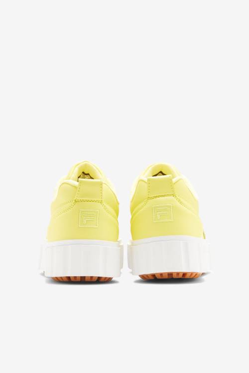 Fila Sandblast Low Naisten Tennarit Sitruuna Valkoinen | Fila374HN