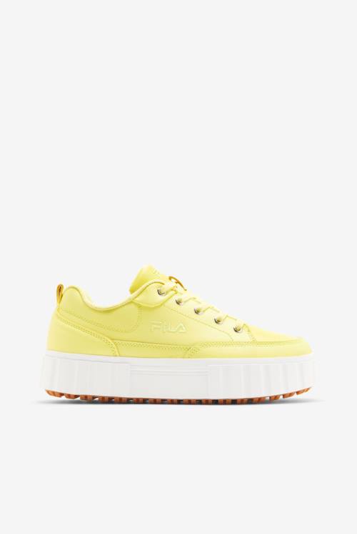 Fila Sandblast Low Naisten Tennarit Sitruuna Valkoinen | Fila374HN