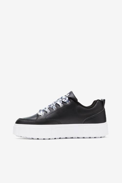 Fila Sandblast Low Satin Pitsi Naisten Tennarit Mustat Valkoinen | Fila354HC