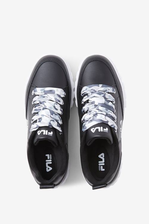 Fila Sandblast Low Satin Pitsi Naisten Tennarit Mustat Valkoinen | Fila354HC