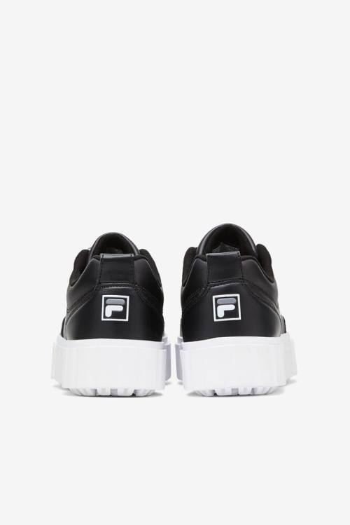 Fila Sandblast Low Satin Pitsi Naisten Tennarit Mustat Valkoinen | Fila354HC