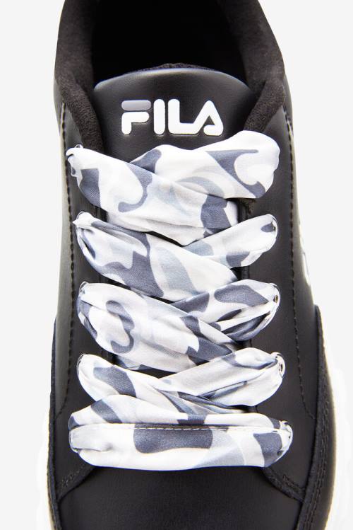 Fila Sandblast Low Satin Pitsi Naisten Tennarit Mustat Valkoinen | Fila354HC