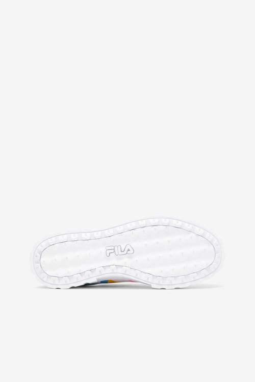 Fila Sandblast Low Stripe Naisten Tennarit Valkoinen Sininen | Fila102LY