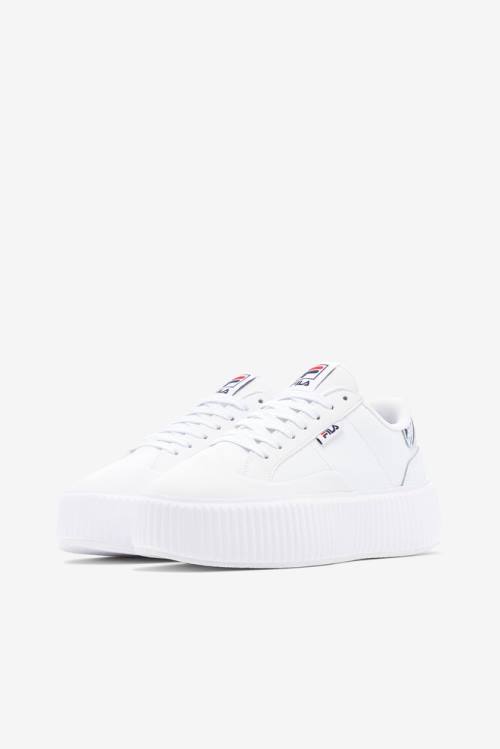 Fila Sandblast Oversole Rolando Naisten Tennarit Valkoinen Laivastonsininen Punainen | Fila915QC
