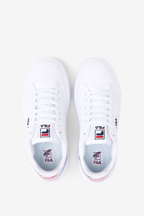 Fila Sandblast Oversole Rolando Naisten Tennarit Valkoinen Laivastonsininen Punainen | Fila915QC