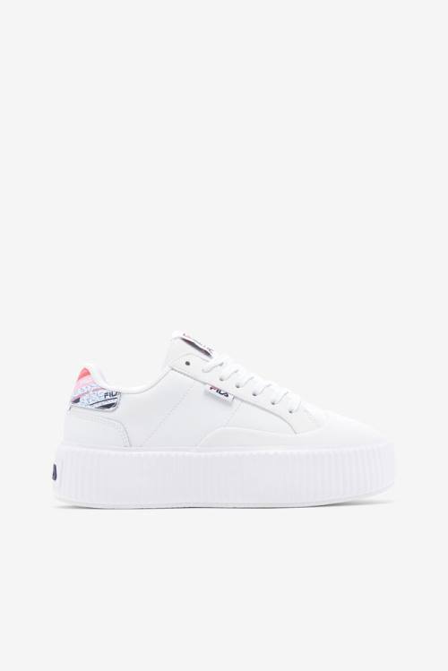 Fila Sandblast Oversole Rolando Naisten Tennarit Valkoinen Laivastonsininen Punainen | Fila915QC