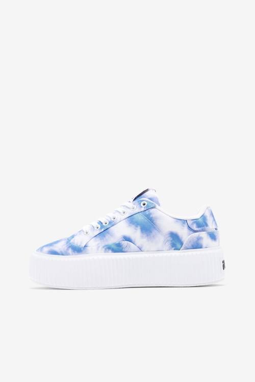 Fila Sandblast Oversole Tie Dye Naisten Tennarit Syvä Sininen Valkoinen | Fila061XU
