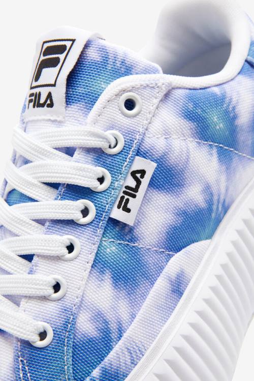 Fila Sandblast Oversole Tie Dye Naisten Tennarit Syvä Sininen Valkoinen | Fila061XU