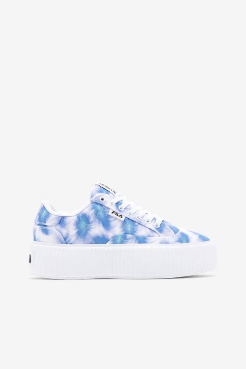 Fila Sandblast Oversole Tie Dye Naisten Tennarit Syvä Sininen Valkoinen | Fila061XU