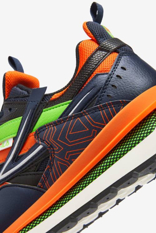Fila Sandenal Miesten Tennarit Sininen Punainen Oranssi Vihreä | Fila693MX