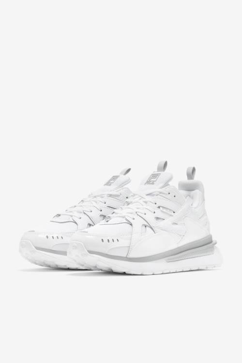 Fila Sandenal Patched Miesten Tennarit Valkoinen Harmaat | Fila742PF