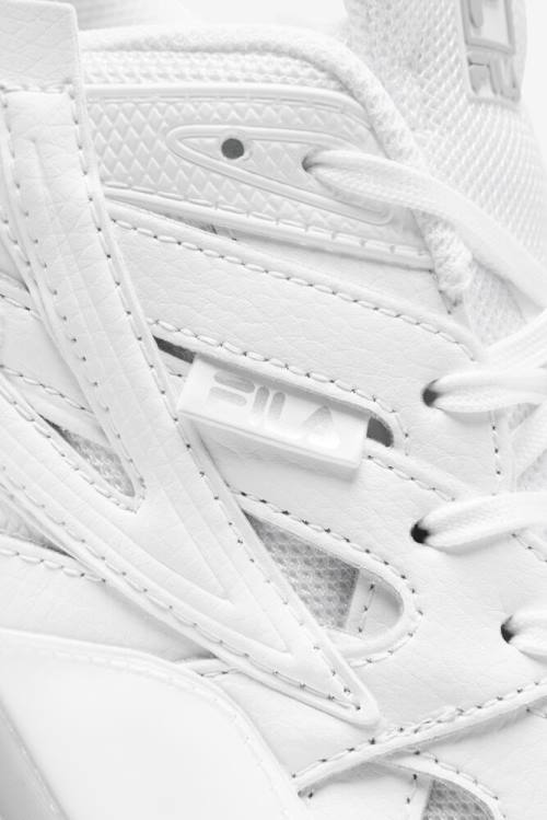 Fila Sandenal Patched Miesten Tennarit Valkoinen Harmaat | Fila742PF