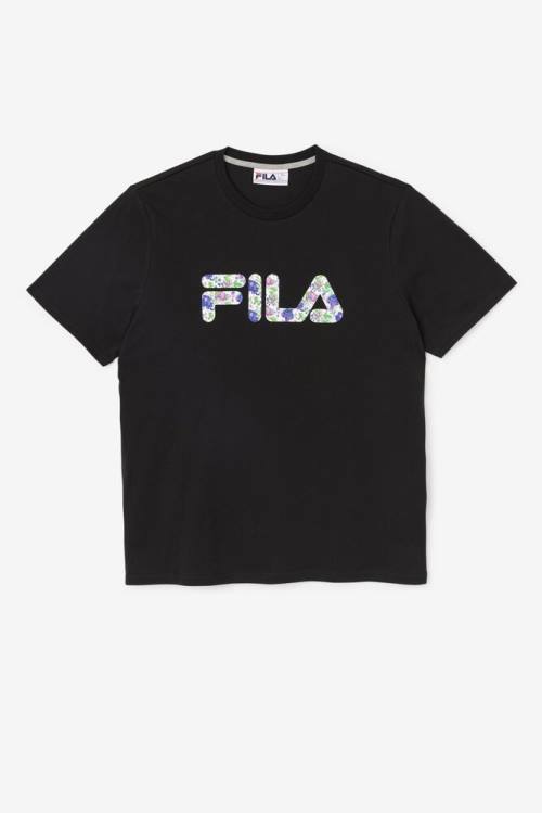 Fila Saranac Tee Miesten T Paidat Mustat | Fila036ML