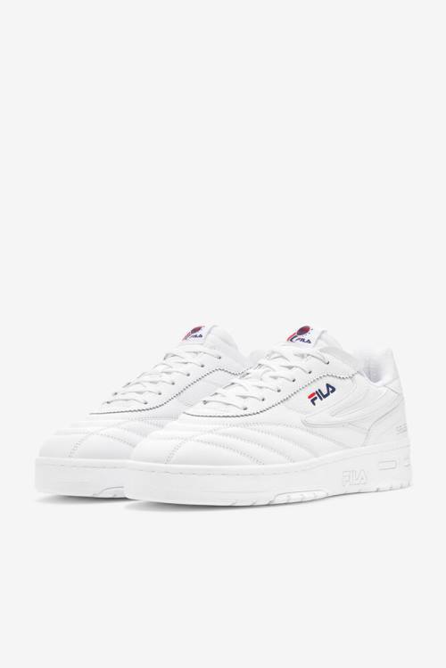 Fila Selecta Miesten Tennarit Valkoinen Laivastonsininen Punainen | Fila264ZY