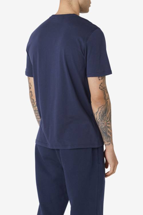 Fila Skylar Tee Miesten T Paidat Laivastonsininen | Fila276IM