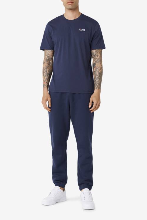 Fila Skylar Tee Miesten T Paidat Laivastonsininen | Fila276IM