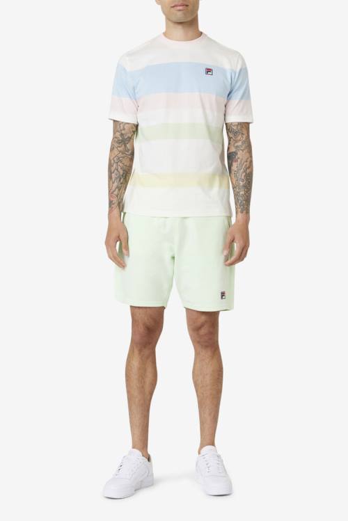 Fila Slitter Crew Miesten T Paidat Sininen Pinkki | Fila841ER